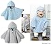 Gaorui Baby Kids Toddler Double-side Wear Hooded Cape Cloak Poncho Hoodie Coat