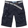 Charles Wilson Zipped Cargo Shorts With Belt
