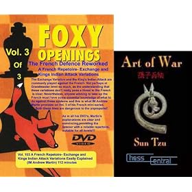 Click here to buy Foxy Chess Openings: The French Defense Reworked, Vol. 3 & ChessCentral's Art of War E-Book (2....