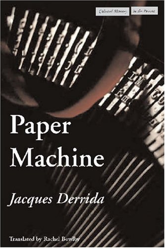 Paper Machine (Cultural Memory in the Present)