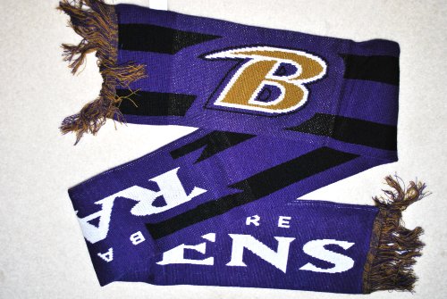 Baltimore Ravens NFL Stadium two sided Team logo Jersey fashion Scarf