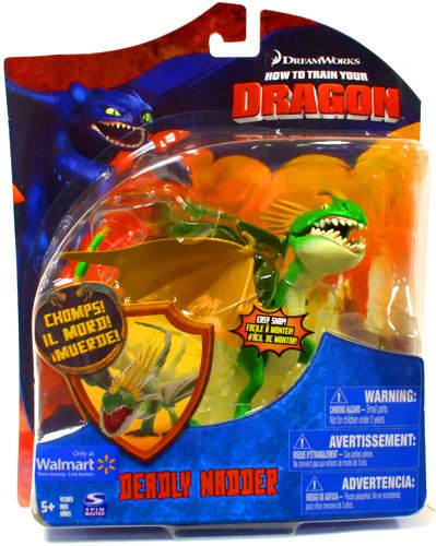 How To Train Your Dragon Movie Deluxe 7 Inch Action Figure Deadly Nadder Green Orange