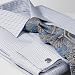 Trim-Fit Fine Line Check European Style French Cuff Dress Shirt