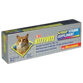 8in1 Kittyvite Daily Vitamin Supplement Paste - Senior Cats, 2.5-Ounce