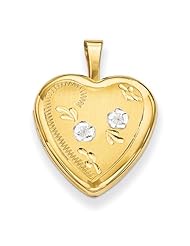 Gold and Watches 14k Gold Filled Two-color 2-Frame Heart Locket