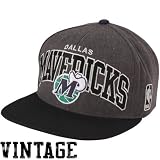Dallas Mavericks Mitchell & Ness Grey Wool Hardwood Classics Arch Logo Snapback Hat