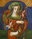 Art Reproduction Oil Painting - Medieval: Unforeseen - Standard 20x24 - Hand Painted Canvas Art