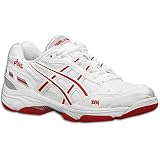 ASICS GEL Smash - Women's ( sz. 14.0, White/Red/Silver )