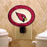 Art Glass Nightlight - Cardinals (4.25 x 4.25 x 16.5)