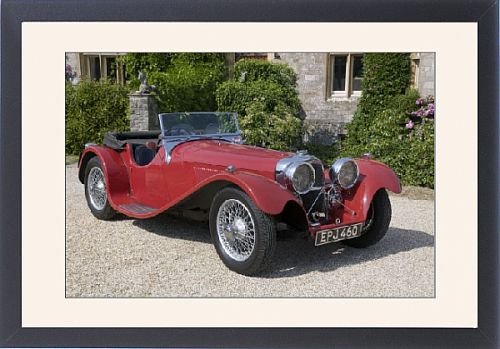 Framed Prints of 1937 SS 1 from National Motor Museum