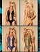 Pucker-Back Monokini with Antique Eyelet & Bead Trim