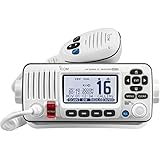 ICOM IC-M424G 22 Compact Marine VHF Radio, with Hailer, in White