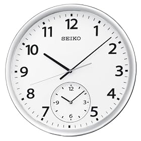 Seiko Dual Time Clock Silver-Tone Metallic Case #QXA426SRH