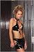 2pc set Sexy Mini Skirt with cut out sides and Lace ties, includes matching Halter Top with Lace tie front in Small, Medium, Large