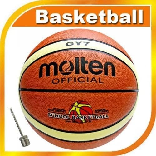 Men's Molten Official Size 7 Weight Indoor/Outdoor 29.5'' School Basketball GY7
