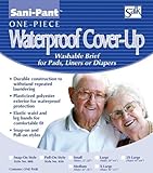 Sani-Pant Pull-On Cover-Up Washable Brief, Medium