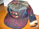Classic Batman Cap With Red Stitched Logo