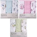 3-Pack Hooded Towels, Green