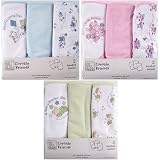3 Pack Embroidered Sayings Hooded Towels  Green