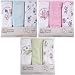 3 Pack Embroidered Sayings Hooded Towels  Green