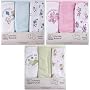 3 Pack Embroidered Sayings Hooded Towels  Green