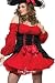 Amazon price tracker, Amazon price history charts, Leg Avenue Women's Vixen Pirate Wench With Double Lace Up Corset Dress, Red/Black, 3X-4X
