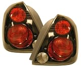 Nissan Altima (SE-R) Replacement Tail Light Assembly (Black Bezel SE-R Type) - 1-Pair