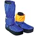 Sporting Goods : TAIGA Expedition Booties - Men's & Women's Water-Resistant Down-Filled Booties Footwarmers, Royal Blue, MADE IN CANADA