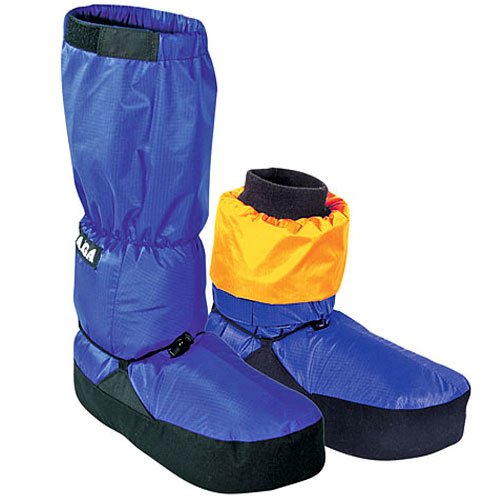 TAIGA Expedition Booties - Men's & Women's Water-Resistant Down-Filled Booties Footwarmers, Royal Blue, MADE IN CANADA, X-Small (up to women's shoe size 7) TAIGA Expedition Booties - Men's & Women's Water-Resistant Down-Filled Booties Footwarmers, Royal Blue, MADE IN CANADA, X-Small (up to women's shoe size 7)