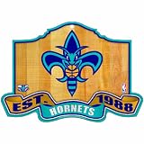 NBA New Orleans Hornets 11-by-17 inch Established Wood Sign