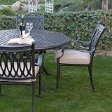 Palazetto Milan Collection Cast Aluminum Patio Dining Set - Seats 4 - ALH445