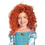 Brave Merida Wig, Red, One Size