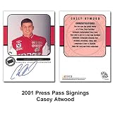  : Press Pass Signings '01 Casey Atwood Card