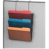 Fellowes Mesh Partition Additions Letter Size Black Triple File Pocket (75901)
