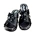 Women's Fashion Wedge Sandal Entwist Upper with BuckleTie Easy Slip on