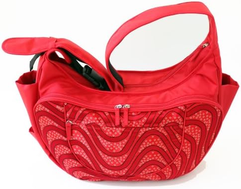 Baby Hobo Couture Diaper Bag and Nursing Pillow in One - Choose from 6 Fashionable Colors (Ladybug)