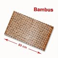 Bambus Badematte 80 x 50 cm Badvorleger Rutschfeste Bambus Bade Matte Teppich Vorleger Saunamatte Badteppich