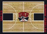 Las Vegas (UNLV) Runnin' Rebels 3' 10 x 5' 4 Home Court Area Rug