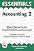 Accounting I Essentials (Volume 1) (Essentials Study Guides)