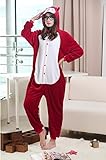 Skycastle(tm) High Quality Ali Cat Cartoon Animal Shaped Winter Unisex One-piece Pajamas Hoodie Sleepwear Cosplay Costume (XL)