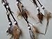 imixlot Handmade Dream Catcher with Feathers Hanging Approx 13cm/ 5.12inch Diameter 48cm/18.9inch Long