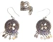 Rings and Earrings Sterling Silver Jewelry Set