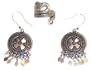 Rings and Earrings Sterling Silver Jewelry Set