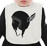 Helmet with wings ネクタイを有する有機ビブ Medium