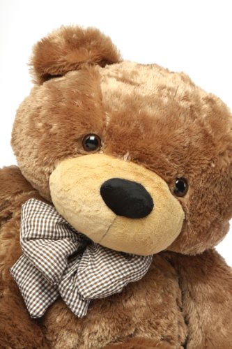 Sunny Cuddles - 47" - Super Cute  Huggable, Giant Teddy Mocha Colored Plush Bear
