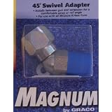 45 Degree Swivel Adapter Installs Between Gun and Extension for a Comfortable Spray or... by Graco