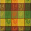 Durable Woven Jacquard 100% Cotton Chickens Tablecloth 54X90 Inches