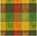 Durable Woven Jacquard 100% Cotton Chickens Tablecloth 54X90 Inches