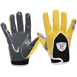 Reebok X-Treme Grip II Receiver Glove - Men's ( sz. XXL, Gold/Black )