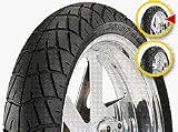 Dunlop Motorcycle D745 90/100-21 I/T-H/T FRT Tires D745 - 32RB10